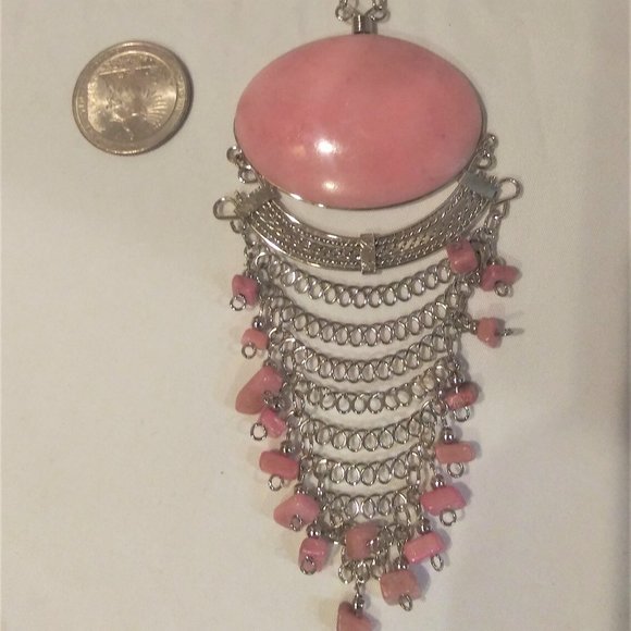 NWT BohoTribal Handmade Necklace and Earrings Set - Picture 3 of 6